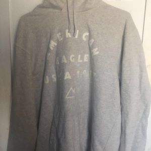 Grey American eagle hoodie